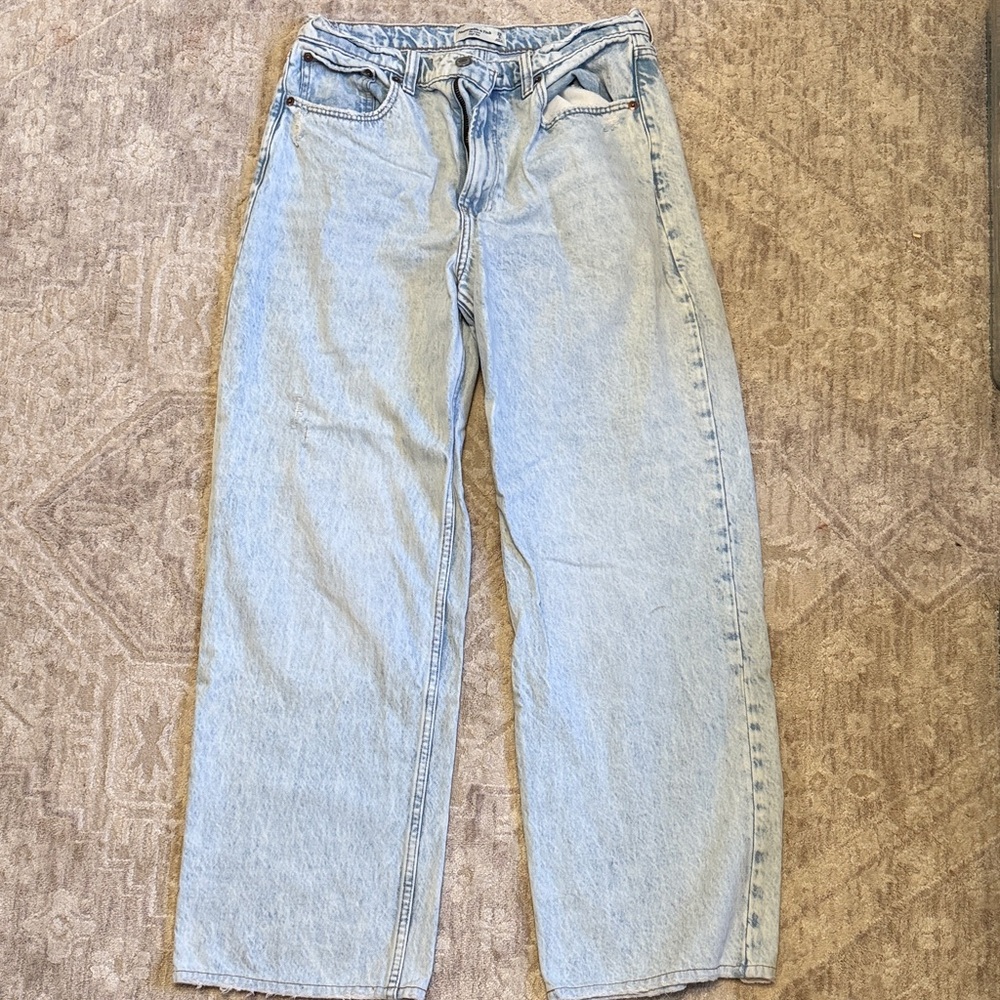 Abercrombie & Fitch Light Blue High Rise Women Jeans